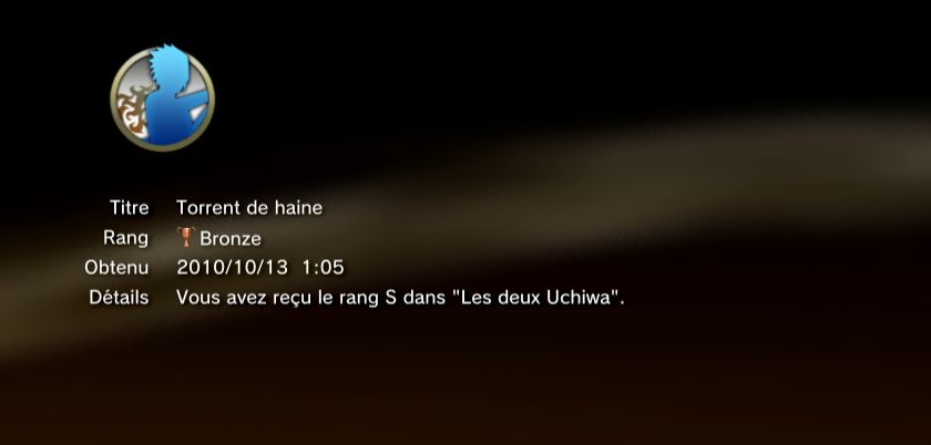 naruto shippuden ultimate ninja storm 2 trophees bronze 22