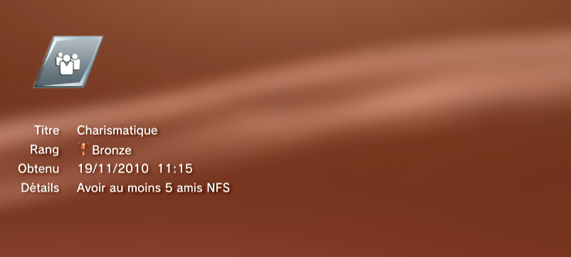 Need for Speed Hot Pursuit trophees BRONZE 04