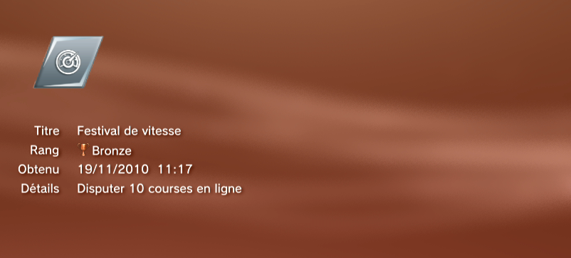 Need for Speed Hot Pursuit trophees BRONZE 25