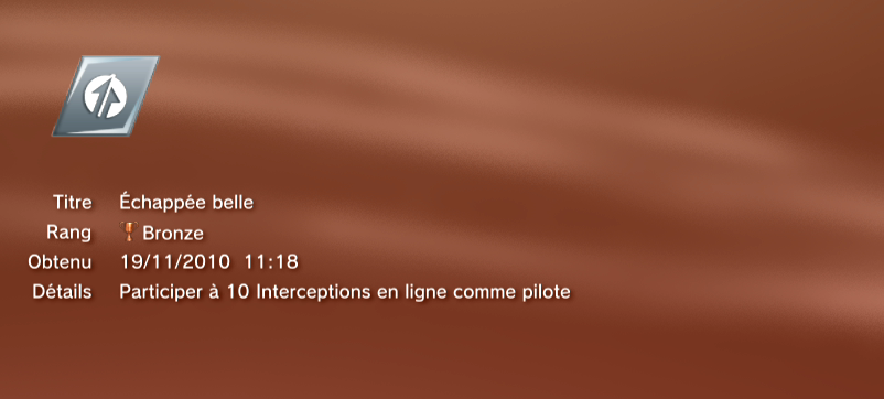 Need for Speed Hot Pursuit trophees BRONZE 27