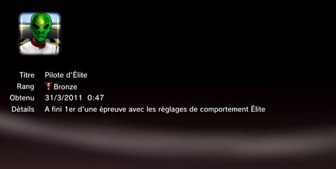Need for Speed Shift 2 - trophees - BRONZE -  10