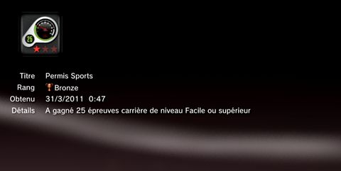 Need for Speed Shift 2 - trophees - BRONZE -  11