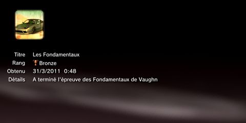Need for Speed Shift 2 - trophees - BRONZE -  19