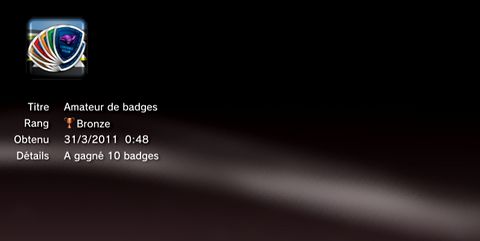 Need for Speed Shift 2 - trophees - BRONZE -  20