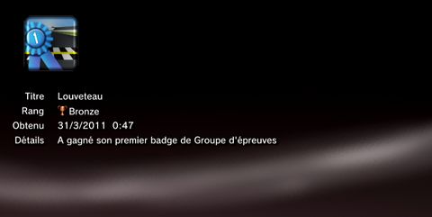 Need for Speed Shift 2 - trophees - BRONZE -  8