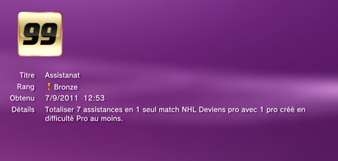 NHL 12 Trophées BRONZE 14