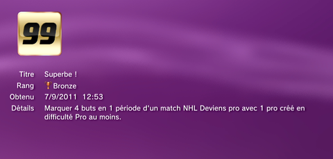 NHL 12 Trophées BRONZE 17
