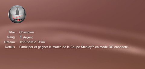 NHL 13 - Trophées ARGENT - 008