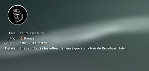 L.A. Noire DLC la cité sans voile Trophees MASQUES 1