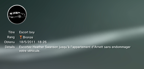 L.A. Noire DLC la cité sans voile Trophees MASQUES 2