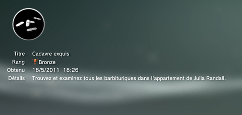 L.A. Noire DLC la cité sans voile Trophees MASQUES 4