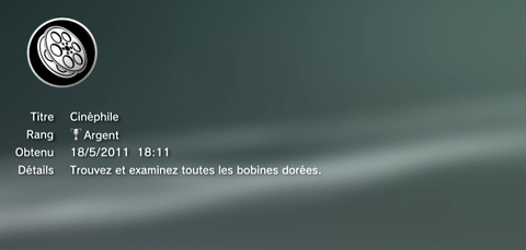 L.A. Noire Trophees ARGENT 10