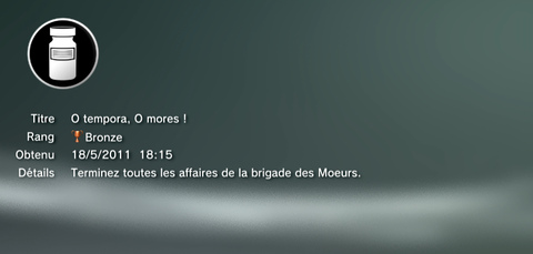 L.A. Noire Trophees MASQUES 4