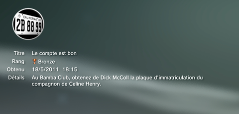 L.A. Noire Trophees MASQUES 7
