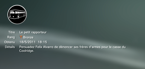 L.A. Noire Trophees MASQUES 8