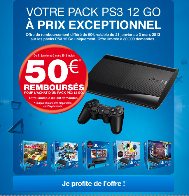 Offre Sony screenshot 19012013 001