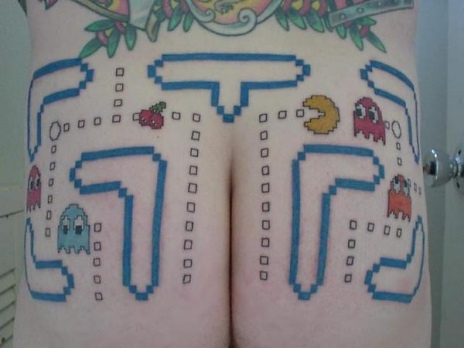Pacman-Ass-Tattoo
