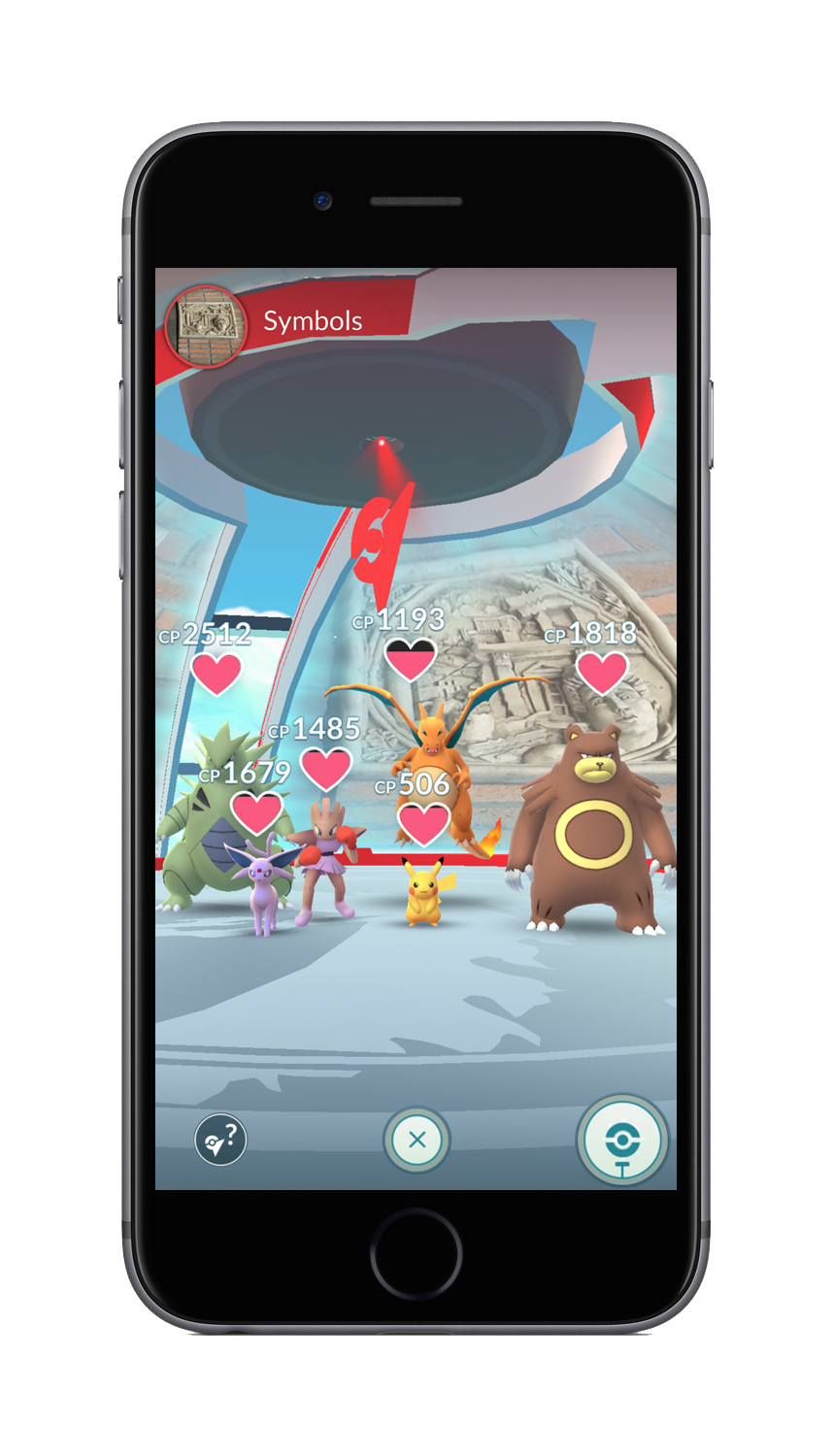 Pok&eacute;mon GO ar&egrave;ne groupe
