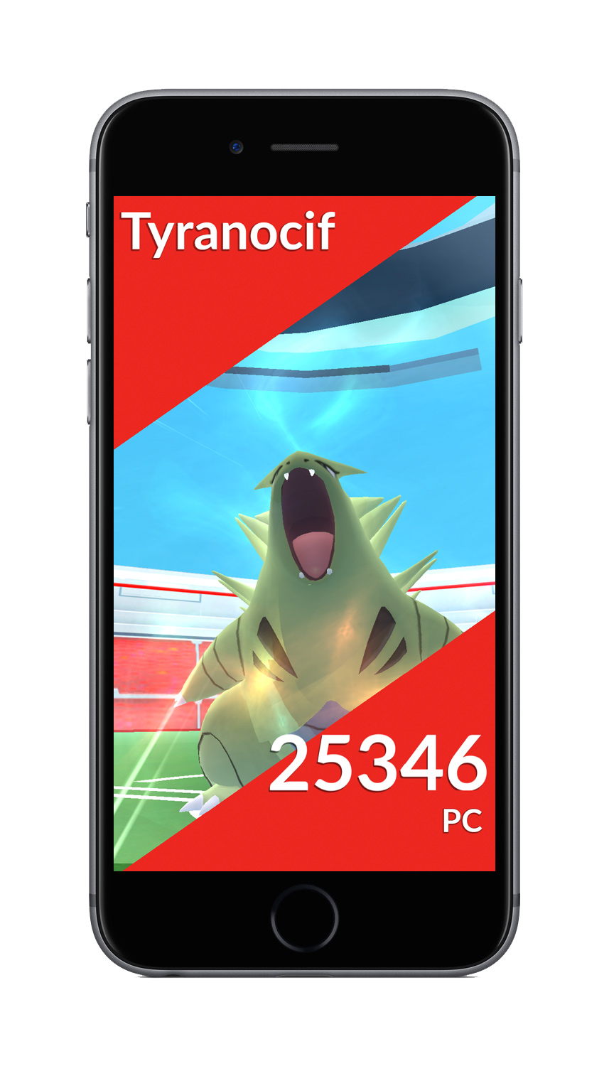 Pok&eacute;mon GO Raid event Tyranocif boss