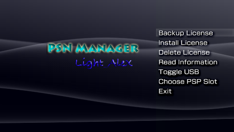 PSN Licence Manager