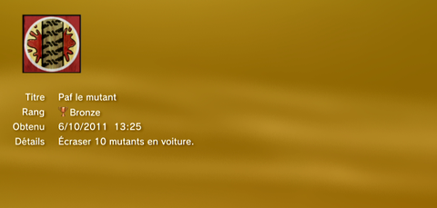 RAGE troph&eacute;es BRONZE 20