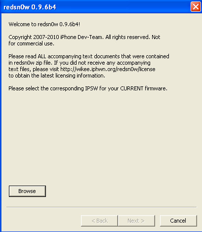 redsnow 0.9.6b4