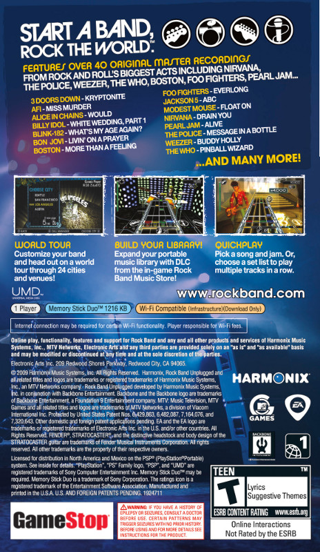 Rock Band Unplugged (1)