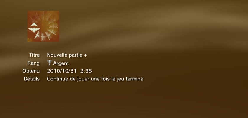 Le royaume de gahoole  trophees ARGENT PS3 PS3GEN 03