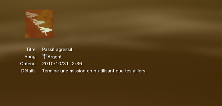 Le royaume de gahoole  trophees ARGENT PS3 PS3GEN 04
