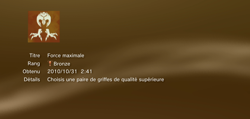 Le royaume de gahoole  trophees BRONZE PS3 PS3GEN 03