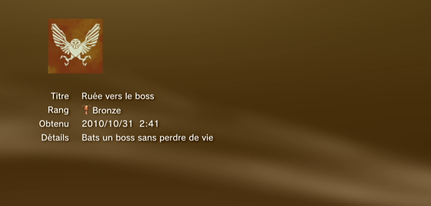 Le royaume de gahoole  trophees BRONZE PS3 PS3GEN 09