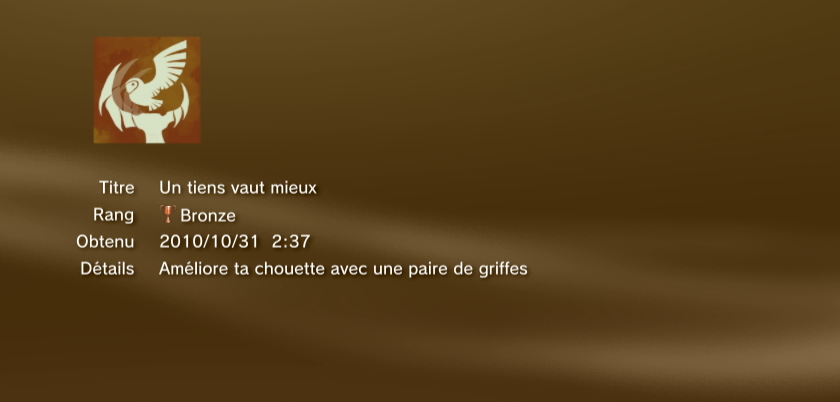 Le royaume de gahoole  trophees BRONZE PS3 PS3GEN 42