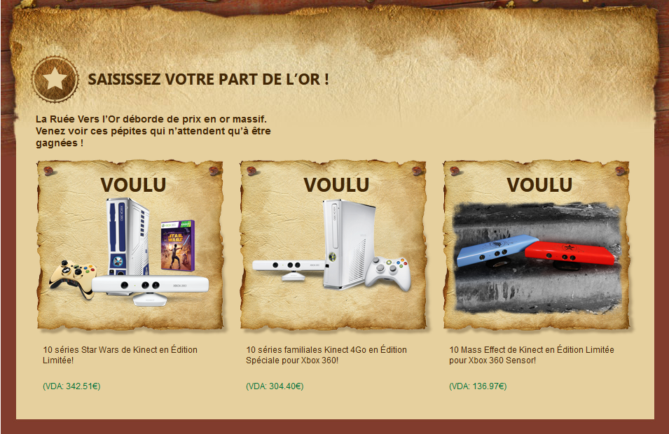 ru&eacute;e vers l'or xbox live 002