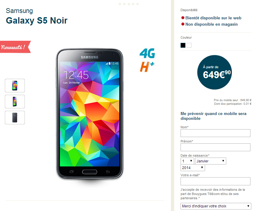 samsung-galaxy-s5-prix-bouygues-telecom