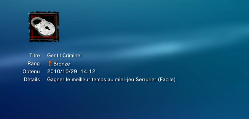 SAW II  trophees BRONZE PS3 PS3GEN 02