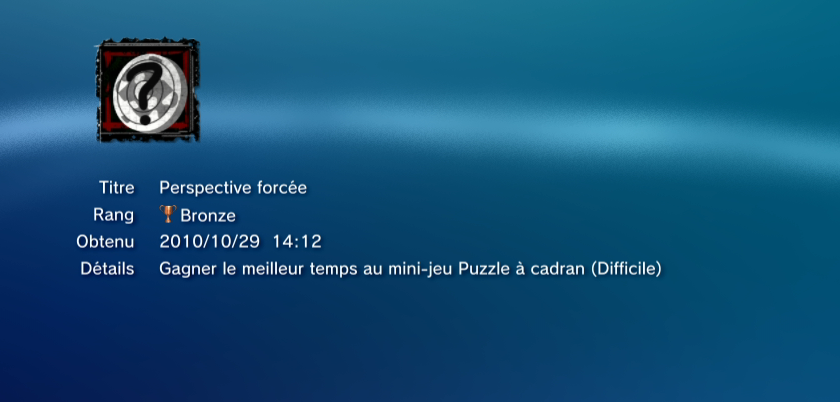 SAW II  trophees BRONZE PS3 PS3GEN 05