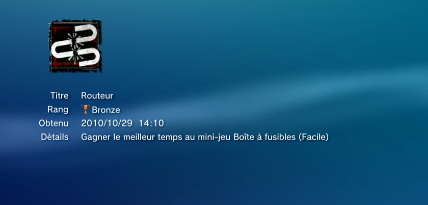 SAW II  trophees BRONZE PS3 PS3GEN 16