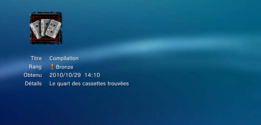 SAW II  trophees BRONZE PS3 PS3GEN 18