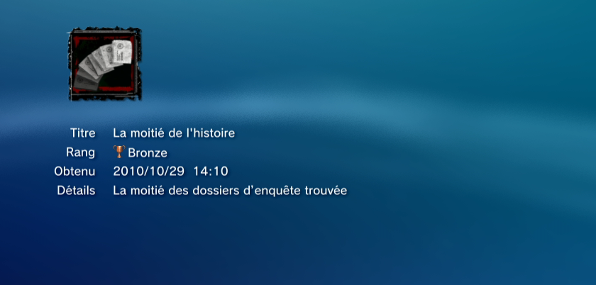 SAW II  trophees BRONZE PS3 PS3GEN 20