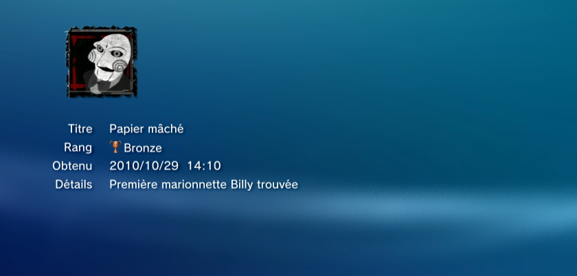 SAW II  trophees BRONZE PS3 PS3GEN 23
