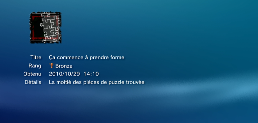 SAW II  trophees BRONZE PS3 PS3GEN 24