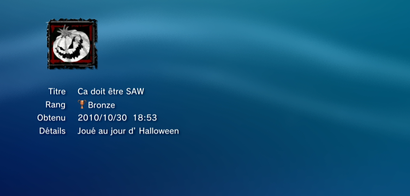 SAW II  trophees MASQUES PS3 PS3GEN 06