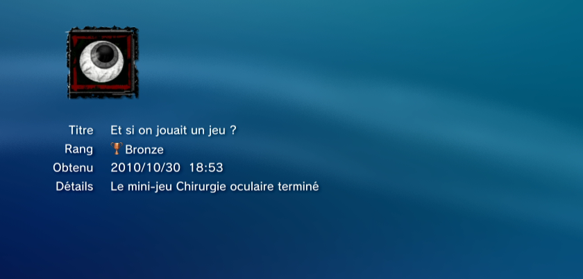 SAW II  trophees MASQUES PS3 PS3GEN 08