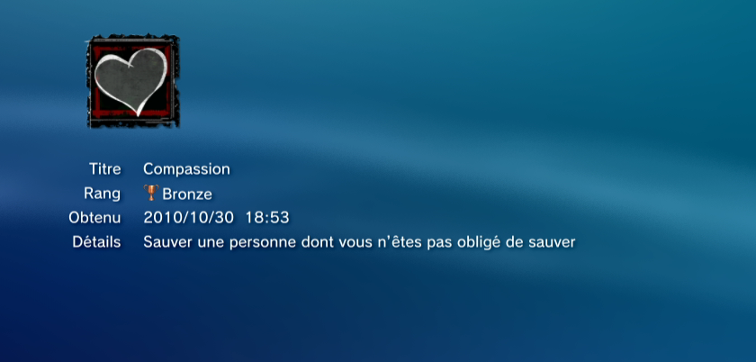 SAW II  trophees MASQUES PS3 PS3GEN 09