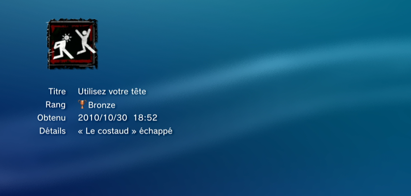 SAW II  trophees MASQUES PS3 PS3GEN 15