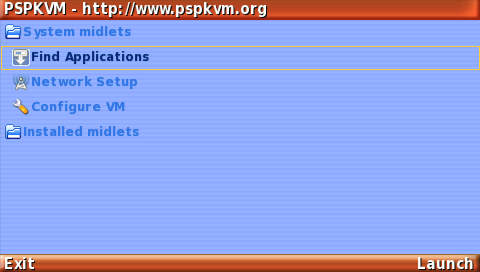 ScreenShot PSPKVM