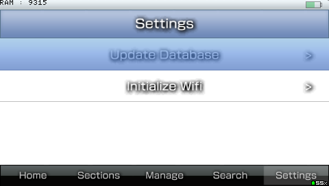 Settings