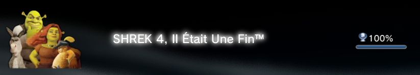 SHREK 4 Il etait une fin trophees   1
