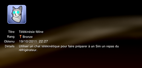Les sims 3 Animaux & cie - trophées - BRONZE - 09