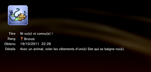Les sims 3 Animaux & cie - trophées - BRONZE - 19